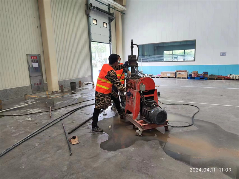 乐昌厂房地面下沉塌陷注浆加固施工